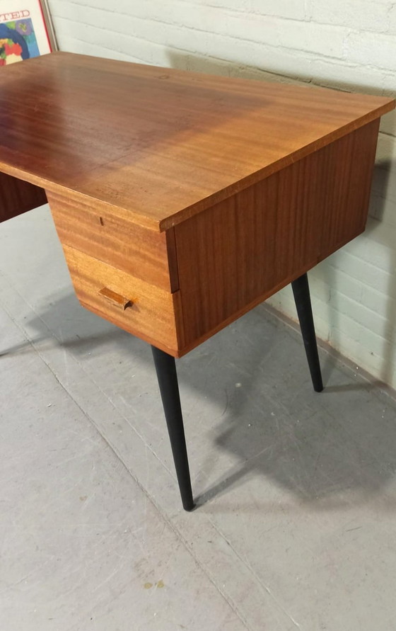 Image 1 of Mid Century Pin Legs Desk 