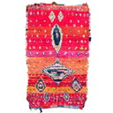Tappeto marocchino rosso vintage