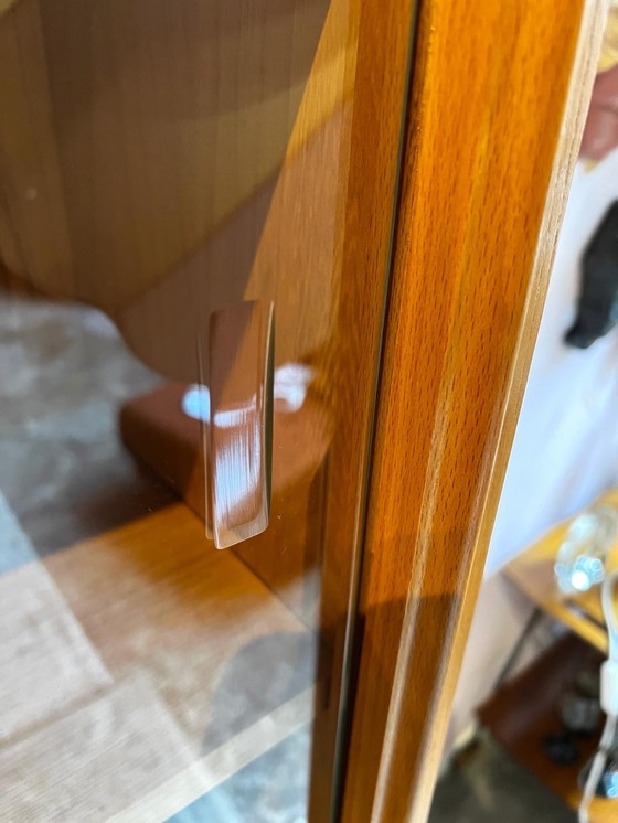 Image 1 of 1950s display case with drawers and door