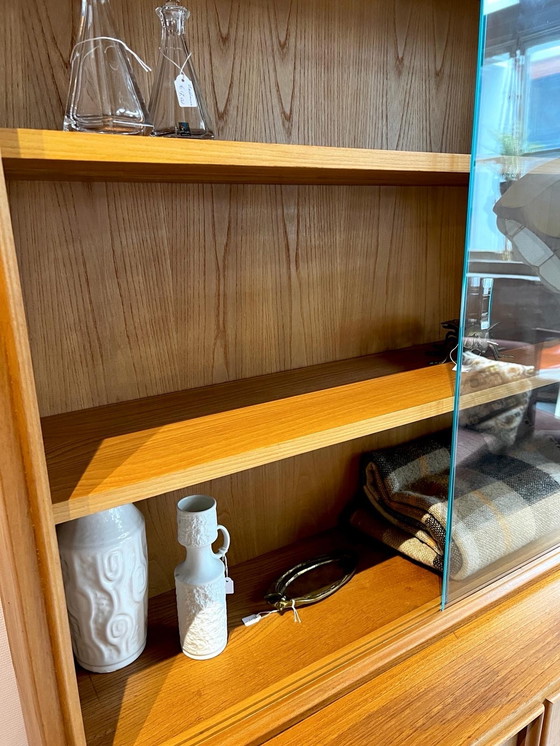 Image 1 of 1950s display case with drawers and door