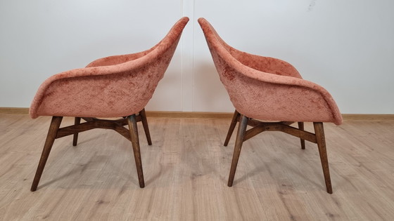 Image 1 of 2x Miroslav Navratil Shell Armchairs