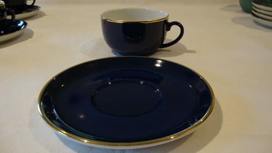 Image 1 of 4X Mitterteich Cappuccino Cups And Saucers