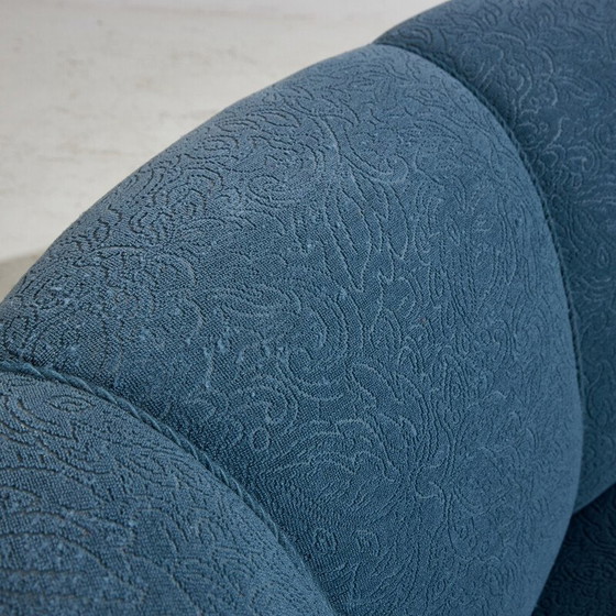 Image 1 of Vintage 2-seater sofa in wood and fabric, Denmark 1940