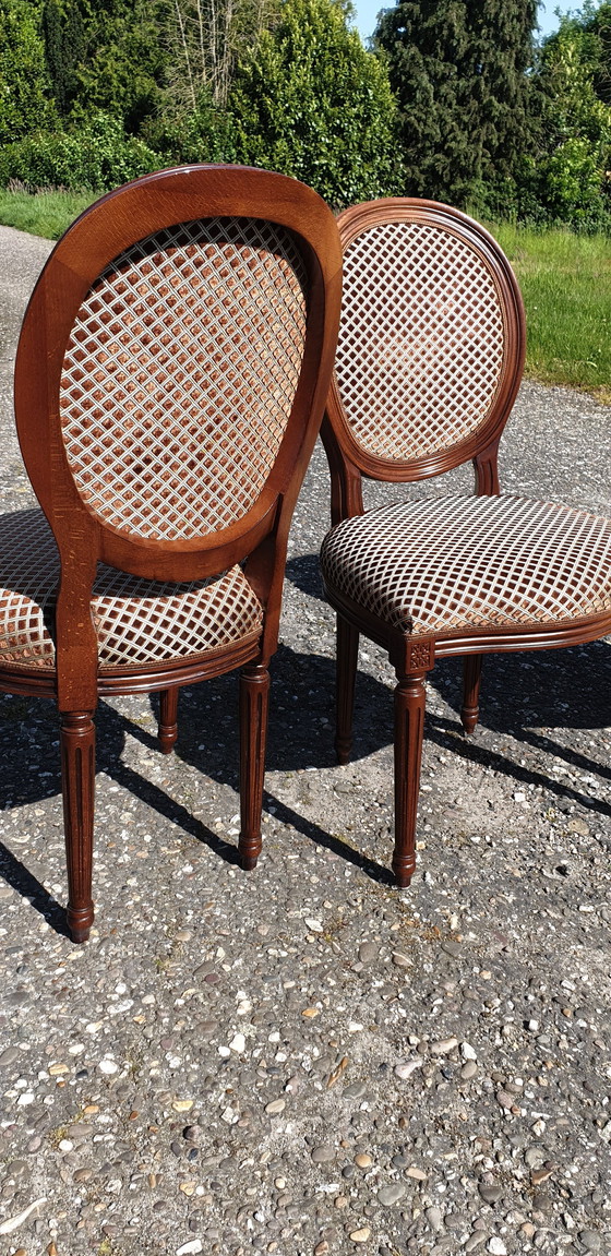 Image 1 of 6x Medallion Dining Chairs