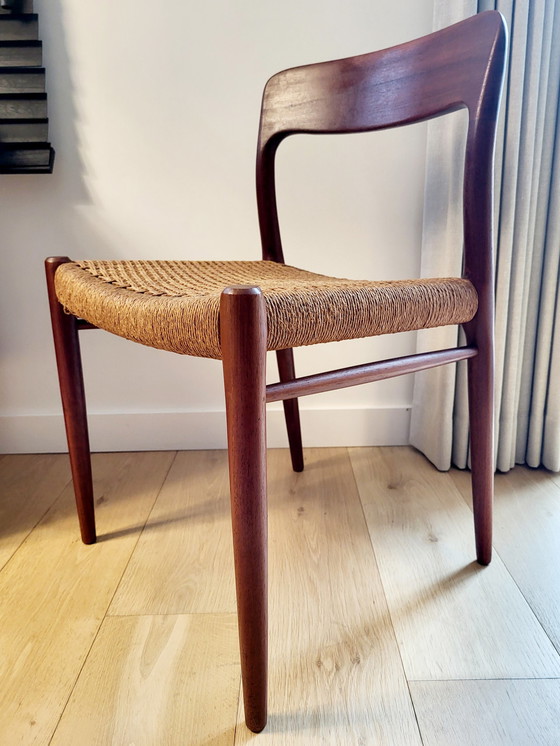 Image 1 of Chaise vintage, modèle 75, Niels Otto Moller, Danish design