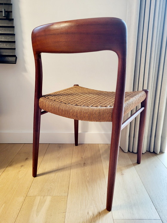 Image 1 of Chaise vintage, modèle 75, Niels Otto Moller, Danish design