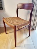Chaise vintage, modèle 75, Niels Otto Moller, Danish design