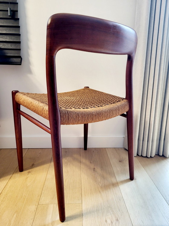 Image 1 of Chaise vintage, modèle 75, Niels Otto Moller, Danish design