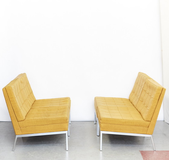 Image 1 of Florence Knoll Modèle 65 Slipper Chairs pour Knoll International