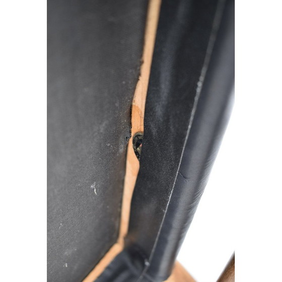 Image 1 of Sillón danés de mediados de siglo, modelo 56, de madera de roble, diseñado por Niels Moller para JL Mollers Mobelfabrik, década 