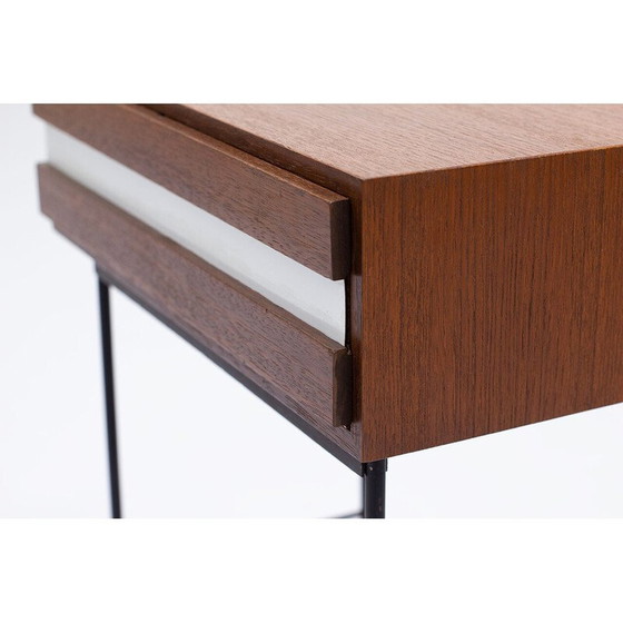 Image 1 of Vintage teak and acrylic side table by Hans-Agne Jakobsson, Sweden 1950