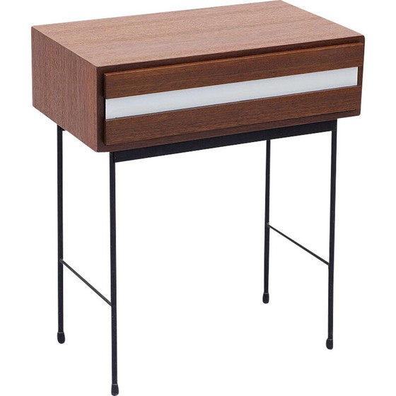 Image 1 of Vintage teak and acrylic side table by Hans-Agne Jakobsson, Sweden 1950