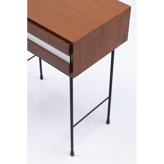 Image 1 of Vintage teak and acrylic side table by Hans-Agne Jakobsson, Sweden 1950