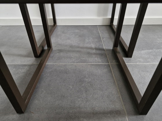 Image 1 of Vintage Side Tables, 'Nested Tables', Dark Brown - Wenge