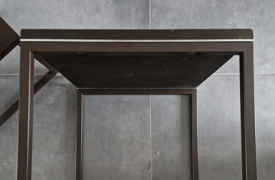 Image 1 of Vintage Side Tables, 'Nested Tables', Dark Brown - Wenge