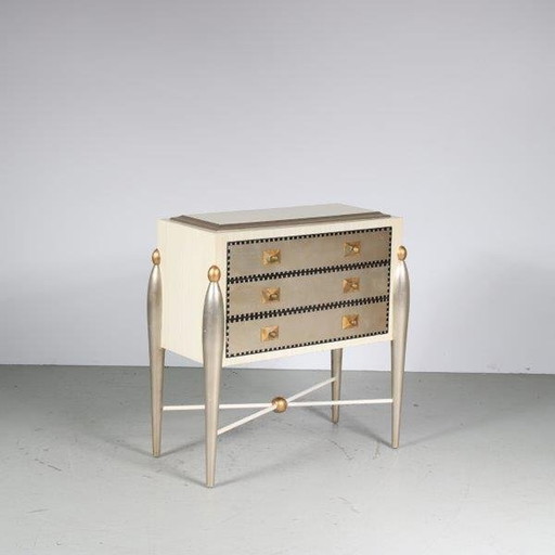 Luxurious Drawer Cabinet in Memphis Style, Italy 1970