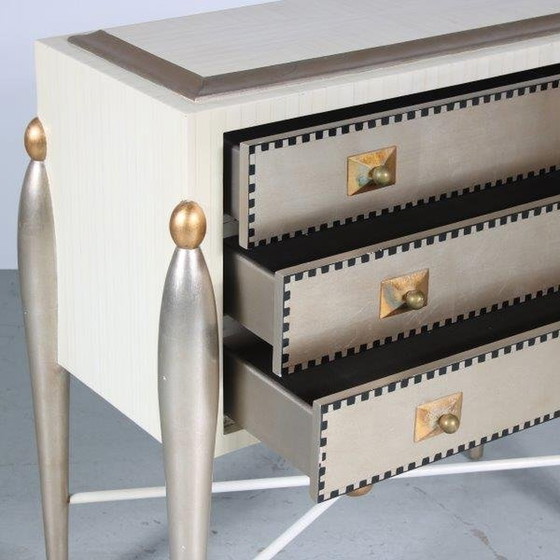 Image 1 of Luxurious Drawer Cabinet in Memphis Style, Italy 1970