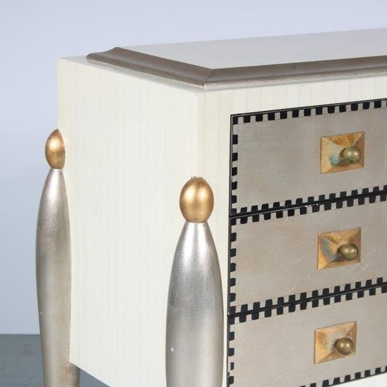 Image 1 of Luxurious Drawer Cabinet in Memphis Style, Italy 1970