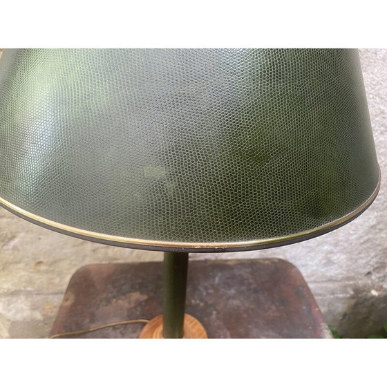 Image 1 of Lampada vintage in similpelle verde, 1970