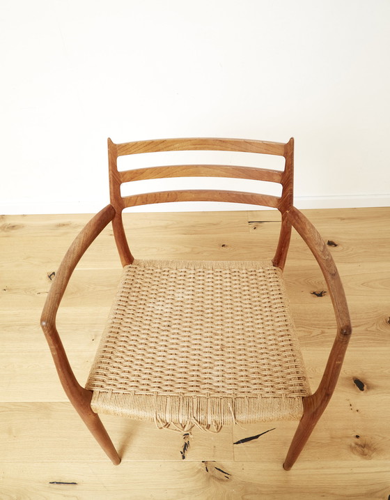 Image 1 of Chaise modèle 62 en teck par Niels Otto Møller pour J.L. Møllers