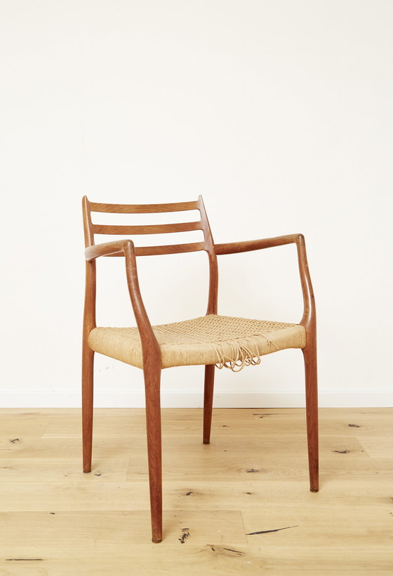 Image 1 of Chaise modèle 62 en teck par Niels Otto Møller pour J.L. Møllers