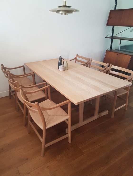 Image 1 of Børge Mogensen Shaker dining table 6286 Fredericia 1964