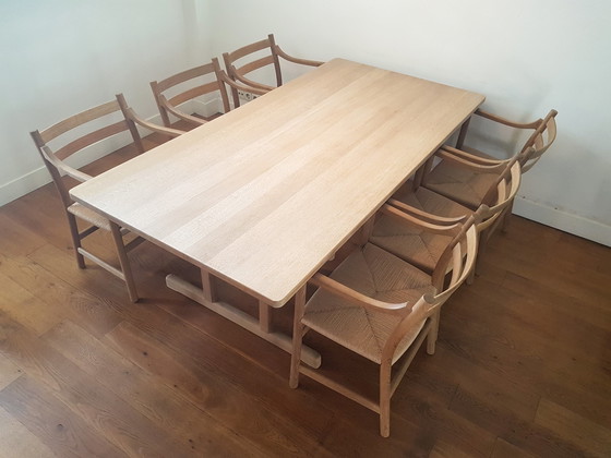 Image 1 of Børge Mogensen Shaker dining table 6286 Fredericia 1964