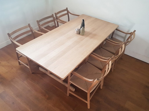 Børge Mogensen Shaker dining table 6286 Fredericia 1964