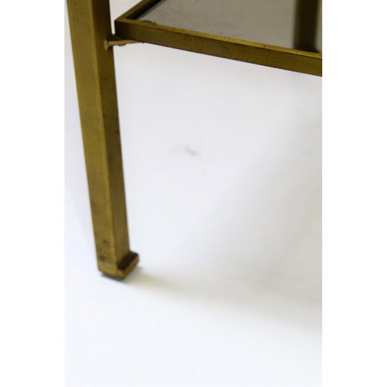 Image 1 of Vintage brass side table by Guy Lefevre