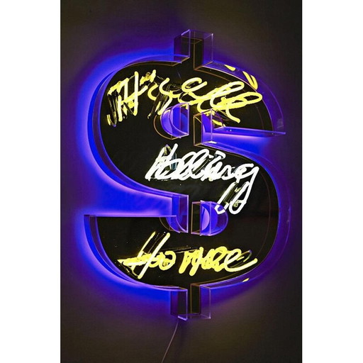 Vintage neon lamp by Maximilian Wiedemann, 2015