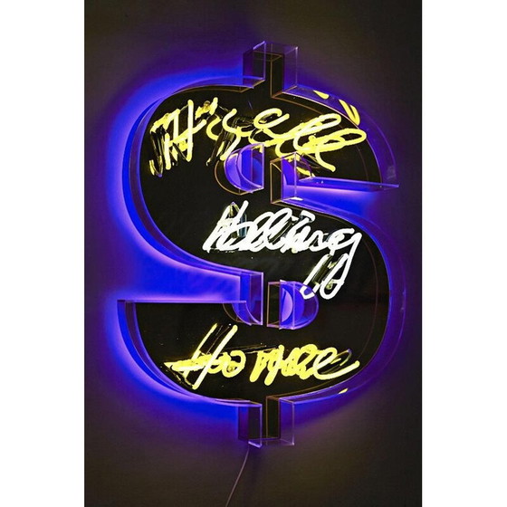 Image 1 of Lampada al neon vintage di Maximilian Wiedemann, 2015