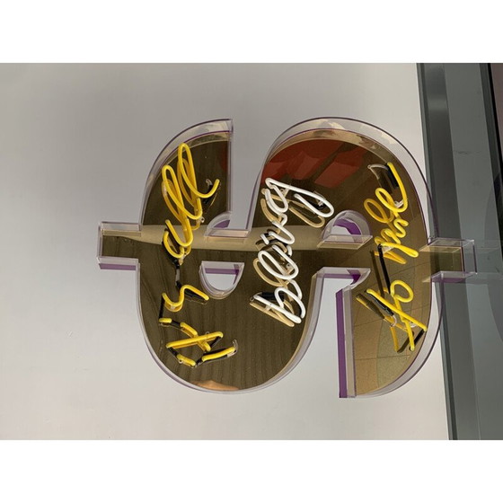 Image 1 of Lampada al neon vintage di Maximilian Wiedemann, 2015