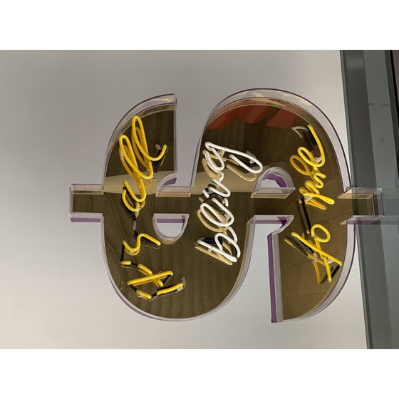 Image 1 of Lampada al neon vintage di Maximilian Wiedemann, 2015