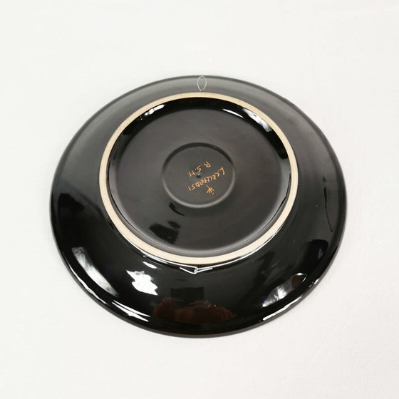 Image 1 of Vintage Op Art ceramic wall plate by Libero Cellarosi, Italy 1970