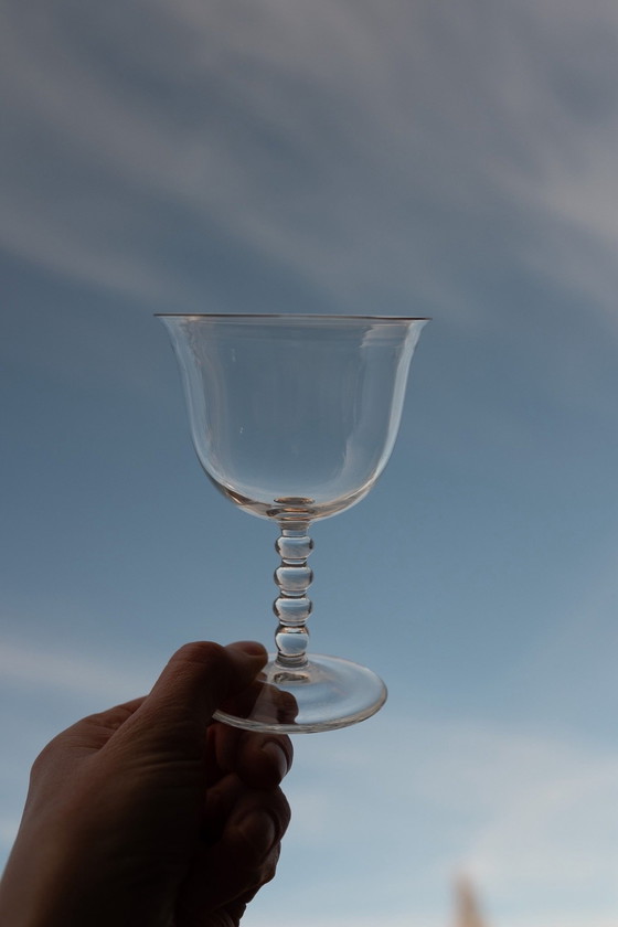 Image 1 of 4X Antique K.P.C. De Bazel Wine Glasses