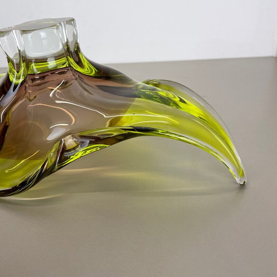 Image 1 of Vintage shell bowl in Murano glass, Italy 1970s