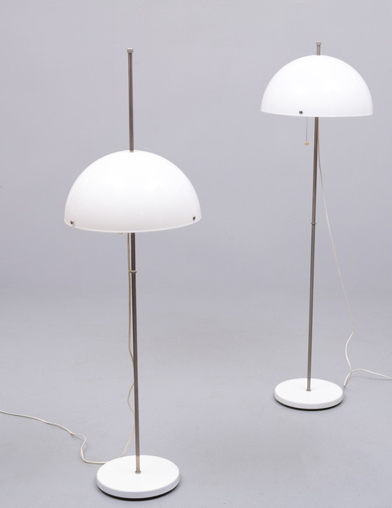 Image 1 of Pair of fagenhulst floor lamps 1970s Sweden