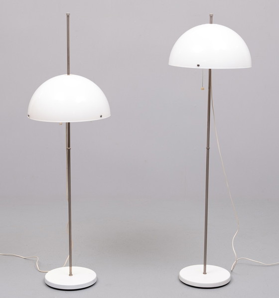 Image 1 of Pair of fagenhulst floor lamps 1970s Sweden