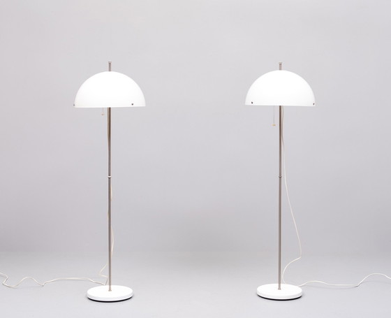 Image 1 of Pair of fagenhulst floor lamps 1970s Sweden