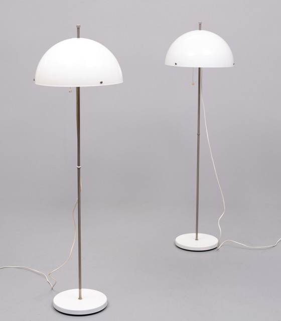 Image 1 of Pair of fagenhulst floor lamps 1970s Sweden