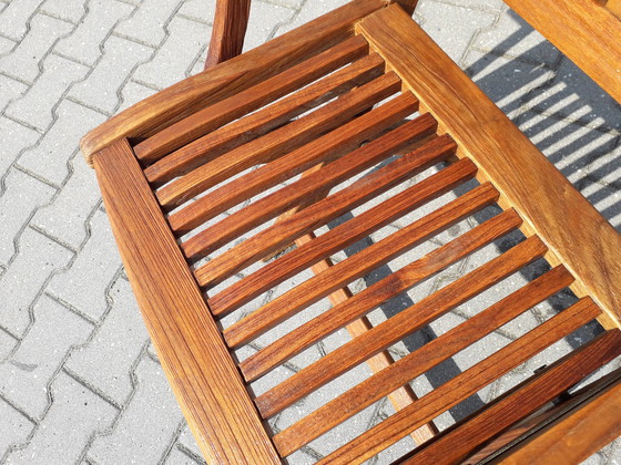 Image 1 of Teak & Garden Zebra Bali folding chair teak, collapsible