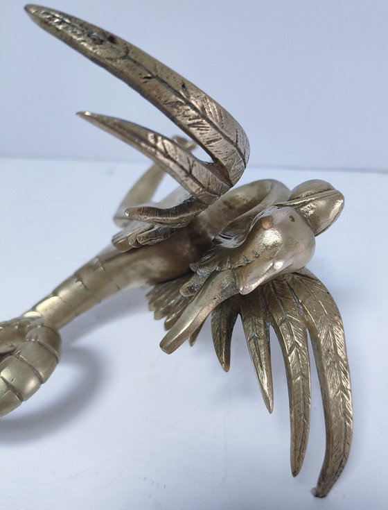 Image 1 of Pisapapeles Quimera en bronce dorado