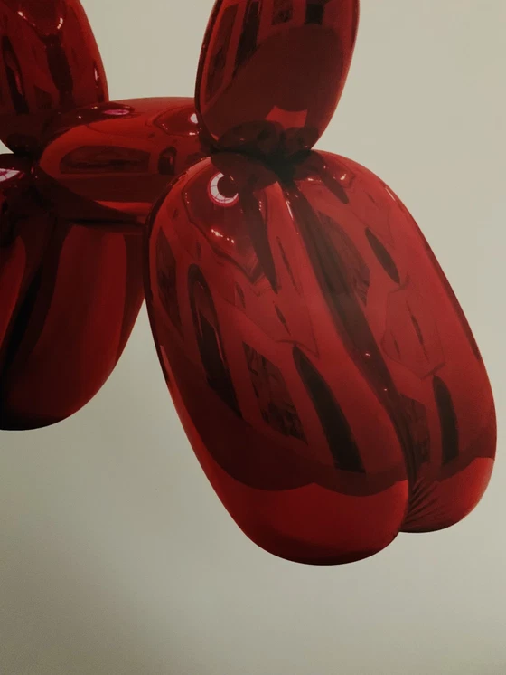 Image 1 of Large Lithographic "Balloon Dog (Red)" By Jeff Koons