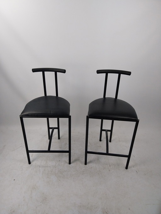 2 X Rodney Kingston Barstool 1980'S