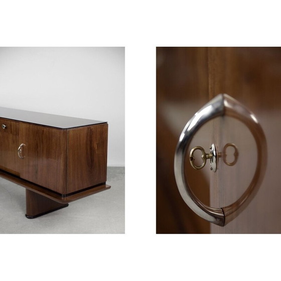 Image 1 of Vintage art deco walnut sideboard, France 1920