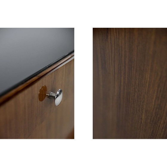 Image 1 of Vintage art deco walnut sideboard, France 1920