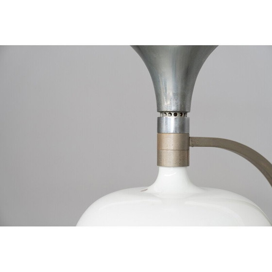 Image 1 of Vintage Sirrah floor lamp in glass and steel by Franco Albini and Franca Helg, 1969