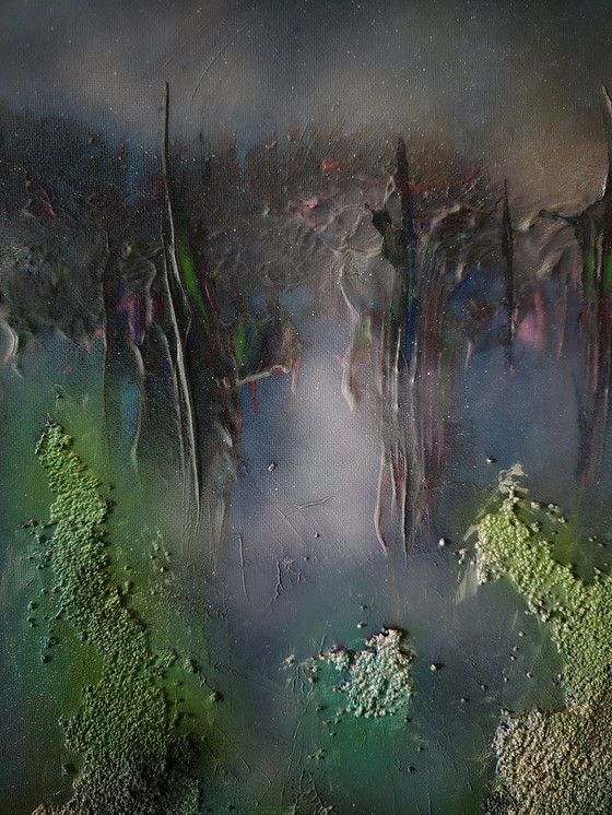 Image 1 of Forrest, Abstract With Baking Frame