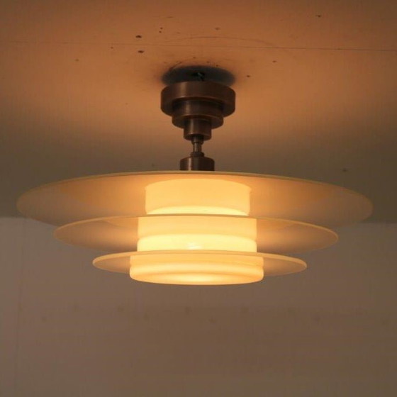 Image 1 of Bohlmarks Ceiling Lamp from Sweden, 1930