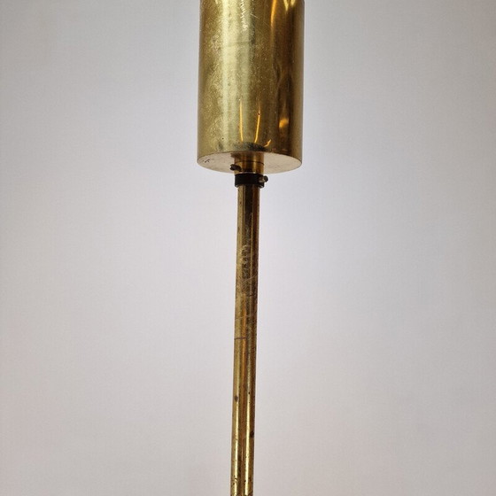 Image 1 of Vintage brass chandeliers by Gaetano Sciolari, Italy 1970